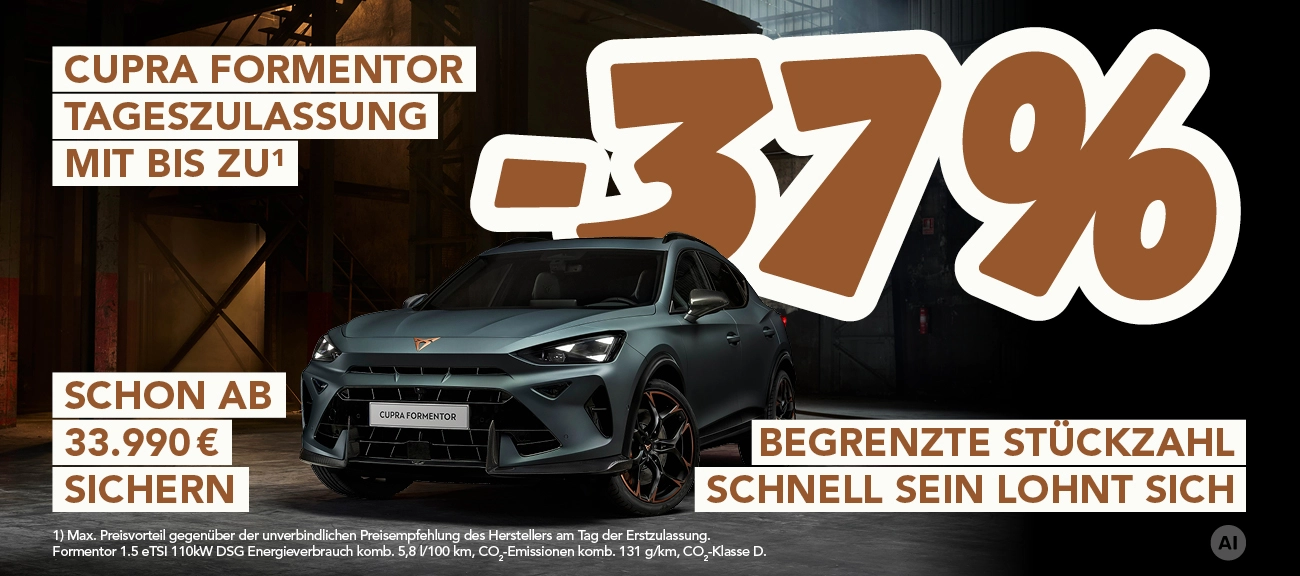 Cupra Formentor TZ 37 Prozent